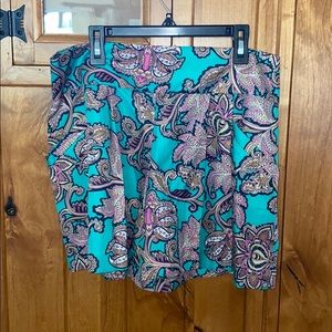 LOFT Paisley Floral Print Shorts